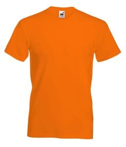 Fruit of the Loom 61-066-0 - Camiseta con Cuello en V Naranja