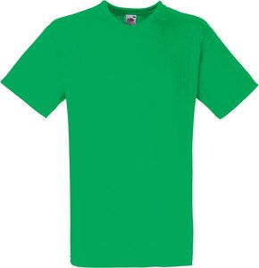 Fruit of the Loom SC22V - Camiseta Valueweight Con Cuello En V (61-066-0) Verde pradera