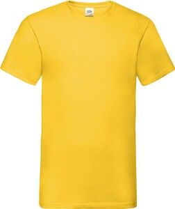 Fruit of the Loom SC22V - Camiseta Valueweight Con Cuello En V (61-066-0) Sunflower Yellow