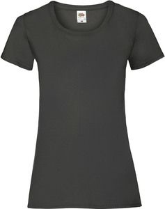 Fruit of the Loom SC61372 - Camiseta de algodón para mujer Light Graphite