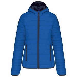 Kariban K6111 - Chaqueta acolchada ligera con capucha para mujer Light Royal Blue