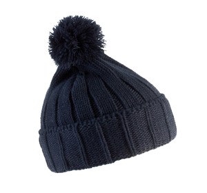 K-up KP519 - GORRO CON POMPÓN Navy / Navy