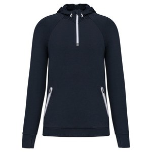 Proact PA360 - Sudadera con capucha deportiva de 1/4 cremallera Marina