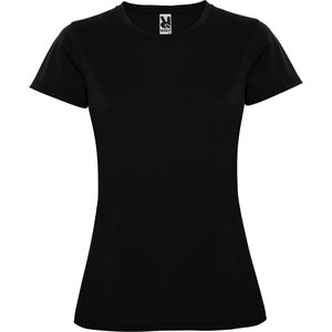 Roly CA0423 - MONTECARLO WOMAN Camiseta técnica de manga corta Negro