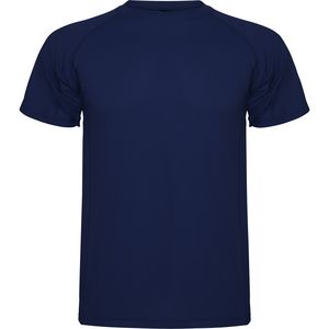 Roly CA0425 - MONTECARLO Camiseta técnica de manga corta ranglán Azul Marino