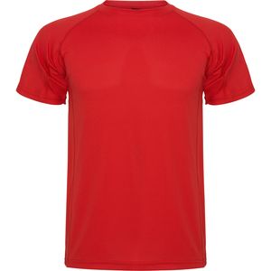 Roly CA0425 - MONTECARLO Camiseta técnica de manga corta ranglán Rojo
