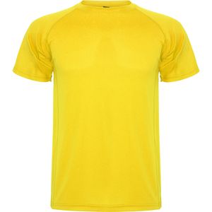 Roly CA0425 - MONTECARLO Camiseta técnica de manga corta ranglán Amarillo