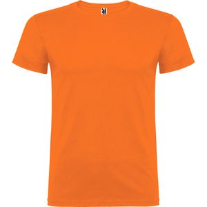 Roly CA6554 - BEAGLE Camiseta de manga corta de cuello redondo doble con elastano Naranja