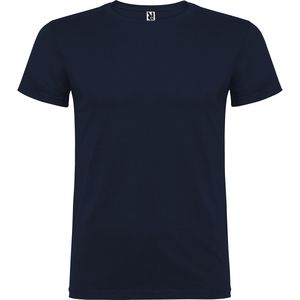 Roly CA6554 - BEAGLE Camiseta de manga corta de cuello redondo doble con elastano Azul Marino