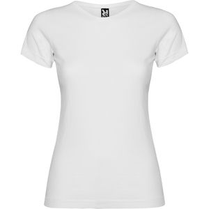 Roly CA6627 - JAMAICA Camiseta de manga corta entallada Blanco