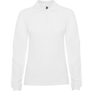 Roly PO6636 - ESTRELLA WOMAN L/S Polo de manga larga con cuello y bocamangas acanalado