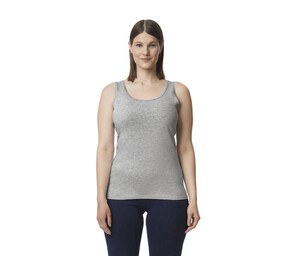 Gildan GN642 - Camiseta sin mangas para mujer 100% algodón Deporte Gris