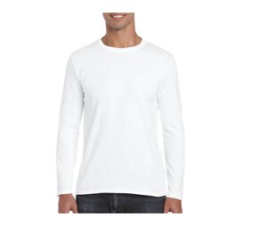 Gildan GN644 - Camiseta de manga larga para hombre Blanco