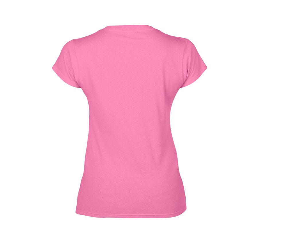 Gildan GN647 - Camiseta con cuello en V para mujer 100% algodón