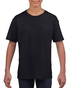 Gildan GN649 - Camiseta infantil Softstyle Negro