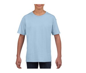 Gildan GN649 - Camiseta infantil Softstyle Azul Cielo