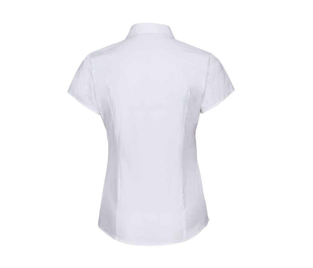 Russell Collection JZ47F - Camisa de manga corta para mujer