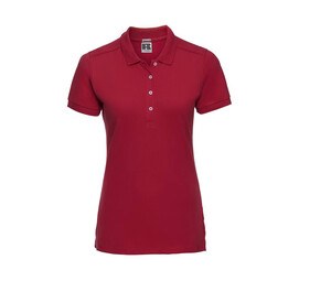 Russell JZ565 - Polo de algodón para mujer Classic Red