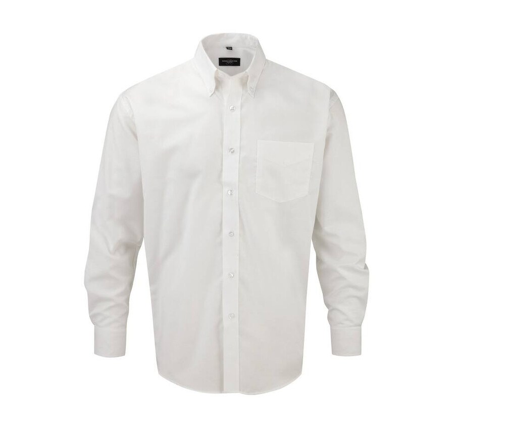 Russell Collection JZ932 - Camisa Oxford para Hombre