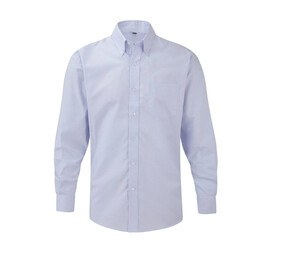 Russell Collection JZ932 - Camisa Oxford para Hombre Oxford Blue