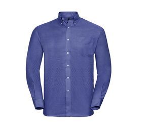 Russell Collection JZ932 - Camisa Oxford para Hombre