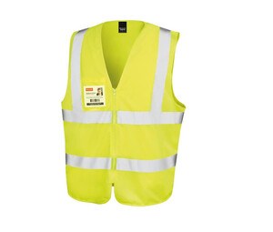 Result RS202 - Chaleco de Seguridad Tabard con Cremallera Fluo Yellow