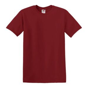 Fruit of the Loom SC210 - Camiseta de calidad premium Rojo
