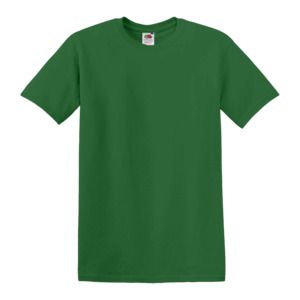 Fruit of the Loom SC220 - Camiseta de cuello redondo para hombre Kelly Verde