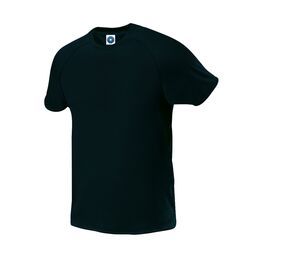 Starworld SW300 - Camiseta técnica de hombre con mangas raglán Negro