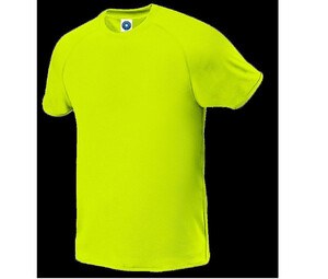 Starworld SW300 - Camiseta técnica de hombre con mangas raglán Fluorescent Yellow