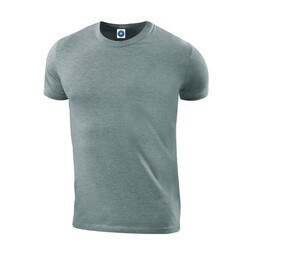 Starworld SW380 - Camiseta de hombre 100% algodón Hefty Gris mezcla