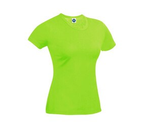 Starworld SW404 - Camiseta de rendimiento para mujer Fluorescent Green