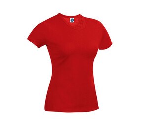 Starworld SW404 - Camiseta de rendimiento para mujer Bright Red