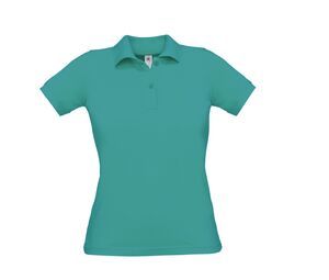 B&C BC412 - Polo de mujer Azafrán 100% algodón Real Turquoise