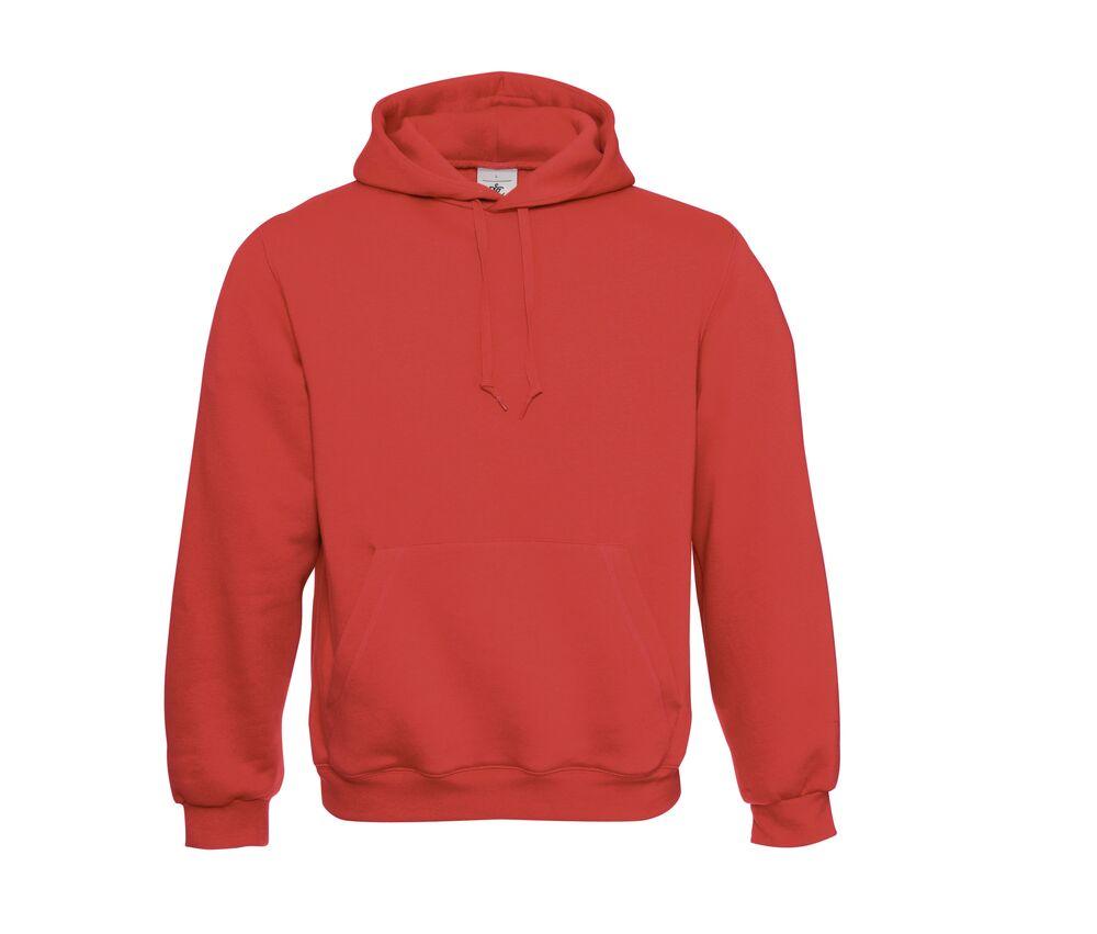 B&C BC510 - Sudadera con capucha de algodón con bolsillo de canguro para hombre