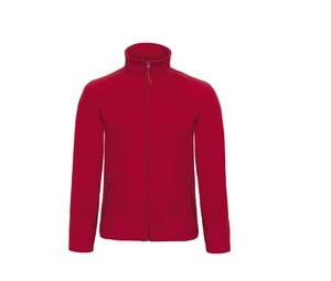 B&C BCI51 - Chaqueta polar con cremallera para hombre Rojo