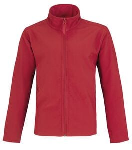 B&C BCI71 - Jersey Soft-Shell ID.701 para hombre Red/Grey