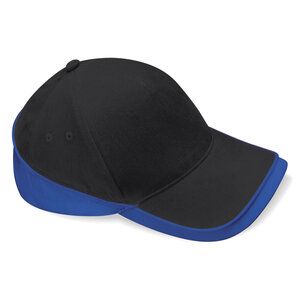 Beechfield BF171 - Gorra Teamwear de 5 paneles Black/Royal