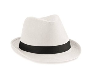 Beechfield BF630 - Sombrero de fieltro para mujer Blanco / Negro