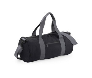 Bag Base BG144 - Bolsa de viaje tipo barril Black/Grey