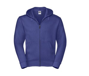 Russell JZ266 - Sudadera con capucha con cremallera auténtica para hombre