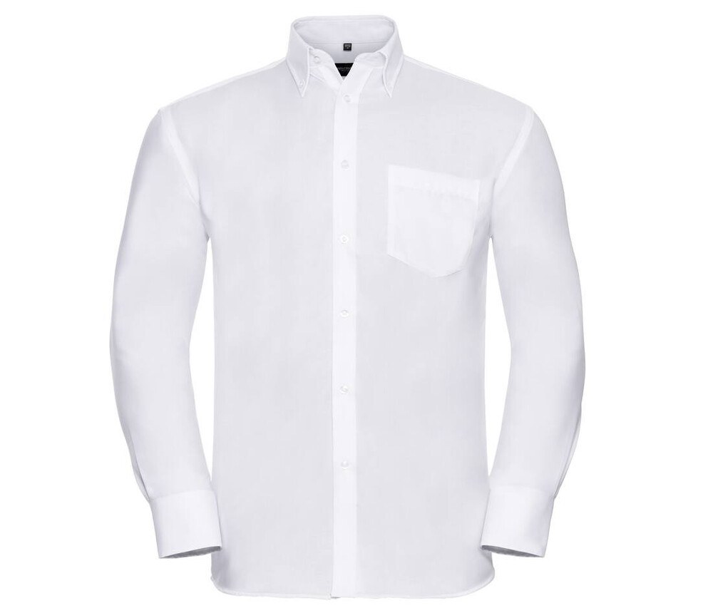 Russell Collection JZ956 - Camisa sin plancha para hombre