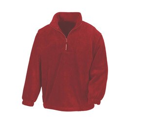 Result RS033 - Forro polar con cuello con cremallera para hombre Rojo