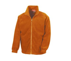 Result RS036 - Forro polar con cremallera para hombre Naranja