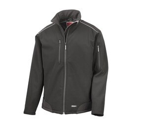 Result RS124 - Chaqueta de trabajo Ripstop softshell Negro