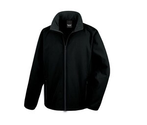 Result RS231 - Chaqueta polar de hombre con bolsillos con cremallera Black/Black