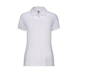 Fruit of the Loom SC281 - Polo piqué mujer Blanco
