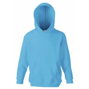 Fruit of the Loom SC371 - Sudadera con capucha para niños Azure Blue