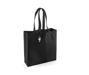 Westford mill WM623 - Shopping Bag 100% Algodón Asas Largas Negro