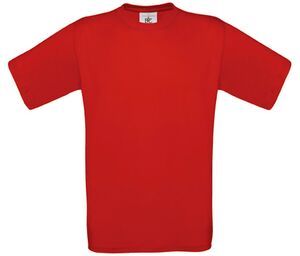 B&C BC151 - Camiseta infantil 100% algodón Rojo